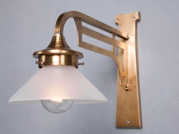 SNOOKER I - Handmade brass wall lamp by Patinas Lighting - view 3